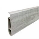 Плинтус напольный крашеный из ПВХ ULTRA LINE - 705  Лофт светлый  2,2м 