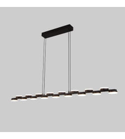 Подвесной светодиодный светильник 90332/17 черный Eurosvet