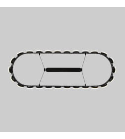 Подвесной светодиодный светильник 90332/26 черный Eurosvet