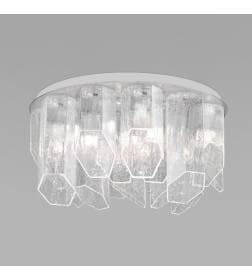 Потолочный светильник с плафонами из фактурного стекла Smart 381/10 Bogate's Smart