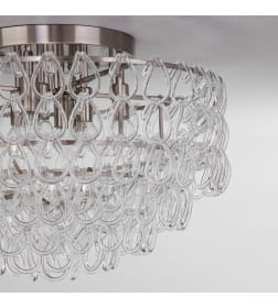 Потолочный светильник с фигурным стеклом Smart 380/8 Bogate's Smart