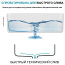 Мойка из искусственного камня Berge BR-4803 (белый) (4803) 