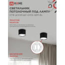Светильник потолочный НПБ-ЦИЛИНДР-GX53 SBM-BL 80х55 мм черный IN HOME 4690612056401 (4690612056401) 