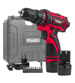 Дрель-шуруповерт аккумуляторная BRADO DF420B