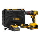 Дрель-шуруповерт ударная аккумуляторная Denzel CIDH-BL-20 26137 (26137) 