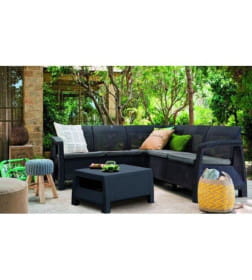 Диван садовый Keter Corfu Relax, графит