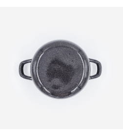 Кастрюля 1,45 л эмалированная, коричневый рябчик Лысьвенский завод