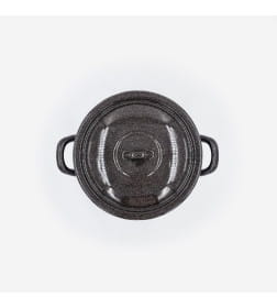 Кастрюля 2,9 л эмалированная, коричневый рябчик Лысьвенский завод