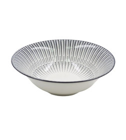 Салатник "Калейдоскоп" 590 мл, 18 см, 7" сгк7-6006 гладкий край фарфор Lavenir