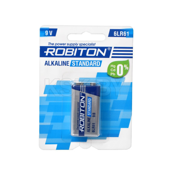 Элемент питания 6LR61 9V ROBITON STANDARD БЛ12288 (БЛ12288) 