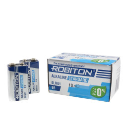 Элемент питания 6LR61 9V ROBITON STANDARD БЛ12288