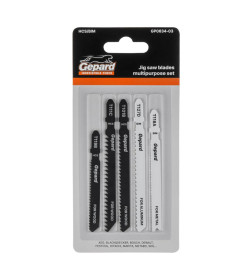 Набор пилок для лобзика универсальный (5 шт.) GEPARD GP0634-03