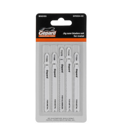 Набор пилок для лобзика по металлу (5 шт.) GEPARD GP0634-02