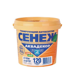 Аквадекор Сенеж 120-Х2 графит,  0,9 кг