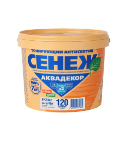 Аквадекор Сенеж 120-Х2 графит,  2,5 кг