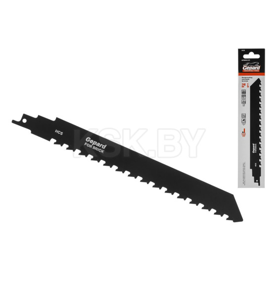 Полотно для сабельной пилы по кирпичу S 240 мм GEPARD GP0644-01 (GP0644-01) 