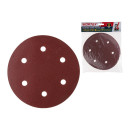Шлифлист 225 мм Р150 самосцепляющийся, 6 отверстий (5 шт.) WORTEX 1304563 (1304563) 
