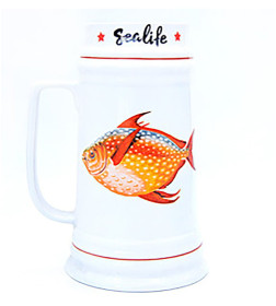 Кружка для пива фарвор "Sealife" 1000 мл 9С2216/1Ф34