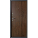 Дверь входная "Титан Антеро" Антрацит/Дуб темный (правая)  960х2050 мм