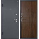 Дверь входная "Титан Антеро" Антрацит/Дуб темный (левая)  960х2050 мм
