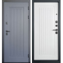 Дверь входная "Рона Арфа" Велютто оскуро/Велютто бланко (правая)  860х2050 мм