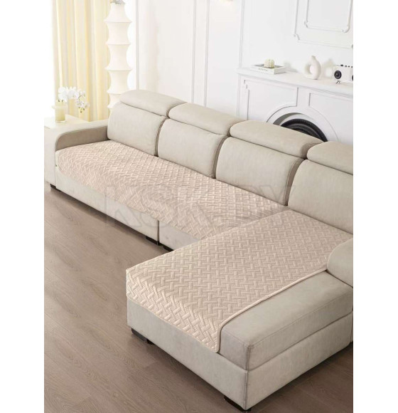 Накидка на диван бежевая (комплект 2 шт.) MATEX ДИВАНДЕК 65-791 (65-791) 