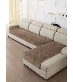 Накидка на диван серо-коричневая (комплект 2 шт.) MATEX ДИВАНДЕК 65-814