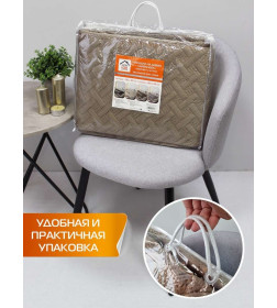 Накидка на диван серо-коричневая (комплект 2 шт.) MATEX ДИВАНДЕК 65-814