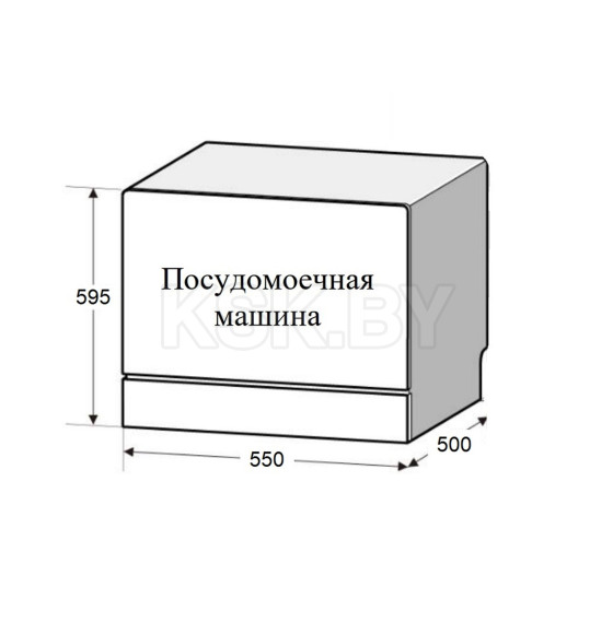 Посудомоечная машина Weissgauff TDW 4006 D (TDW4006D) 