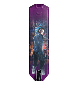 Самокат Novatrack Replay, дека 50 см, колеса 110 мм, HIC, алюминий, фиолетовый