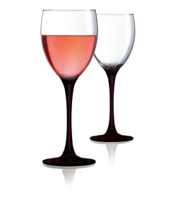 Набор фужеров "Domino Dark" (6шт.) O0574 (250мл) для вина