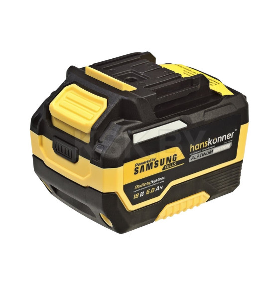 Аккумулятор для электроинструмента 18V 6.0 Ah Li-Ion Hanskonner 1BatterySystem HBP2006PRO (HBP2006PRO) 