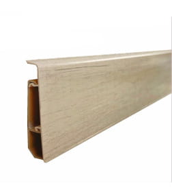 Плинтус напольный крашеный из ПВХ ULTRA LINE 709 Кантри беж 2,2 м