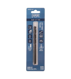 Сверло по металлу  6.0х57х93 мм HSS-Co (кобальт 5%) Black EXPERT STARTUL SE8301-60
