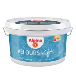 Состав в/д акриловый декоративный Alpina Velours Effekt,  1.25 л / 1,25 кг