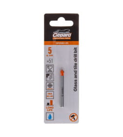 Сверло по кафелю и стеклу  5x51 мм GEPARD GP2082-05
