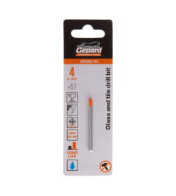 Сверло по кафелю и стеклу  4x51 мм GEPARD GP2082-04