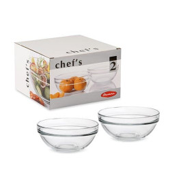 Набор салатников "Шеф" (2пр.) 53573 (20см) без крышки