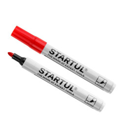 Маркер промышленный перманентный фетровый (красный) STARTUL PROFI ST4340-03