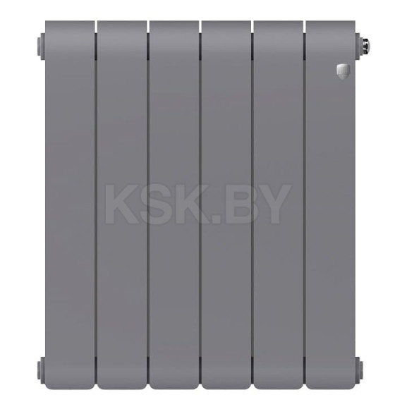 Радиатор биметаллический Royal Thermo Infinity 500 Silver Satin 6 секц. (НС-1630002) 