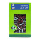 Саморез кровельный с резин. прокл. 5.5х25 сверло PT3, RAL 3005, в коробке с окном, ЕКТ (упак/250шт) (BW000088) 