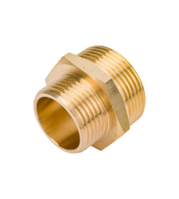 Ниппель 1" нр х 1 1/4" нр (латунь) UNIPUMP 35762