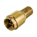 Обратный клапан 1" с сеткой (сетка/толкатель латунь) UNIPUMP 50133 (50133) 