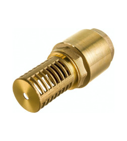 Обратный клапан 1" с сеткой (сетка/толкатель латунь) UNIPUMP 50133