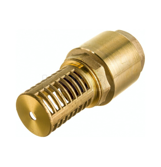 Обратный клапан 1" с сеткой (сетка/толкатель латунь) UNIPUMP 50133 (50133) 