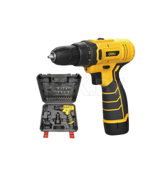 Дрель-шуруповерт аккумуляторная Deli DZ12-6A2 (DZ12-6A2) 