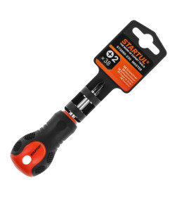 Отвертка крестовая PH2х38 мм Anti-Slip STARTUL MASTER ST3090-230