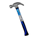 Молоток-гвоздодер 450 гр фибергласовая обрезиненная рукоятка Vertextools 10-25-450 (10-25-450) 