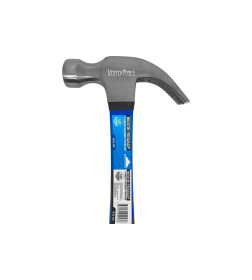 Молоток-гвоздодер 450 гр фибергласовая обрезиненная рукоятка Vertextools 10-25-450