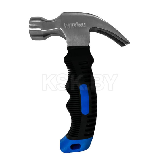 Молоток-гвоздодер 225 гр компакт Vertextools 10-28-225 (10-28-225) 